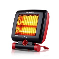 소형 절전형 전기히터 데스크탑 기숙사, 레드, 기본 색상