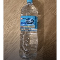 농심 백산수 유/무라벨 랜덤, 6개, 2L