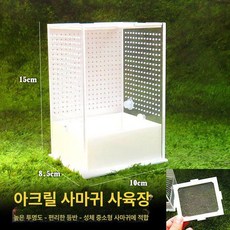 사마귀 사육장 왕사마귀 키우기 파충류, 1개, 업그레이드 아크릴 소형 사육 박스