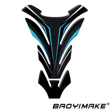 오토바이 슬립 오일 탱크 패드 측면 무릎 보호대 데칼 스티커, 1개, 3. 29 A BLUE
