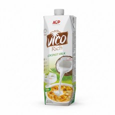 허니트리 비코 리치 코코넛밀크 100% 1000ml 1팩 무가당, 1L