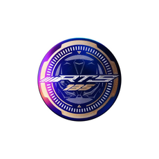 RTS/KRV油箱蓋飾片 正鈦/鈦合金飾片 油箱蓋座飾片 RTS135 RTS165 KRV 機車改裝配件, 【鈦片】R1-RTS135半透明車圖, 1個