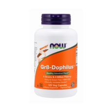 NOW Foods Gr8-Dophilus益生菌複合素食膠囊, 120顆, 1罐