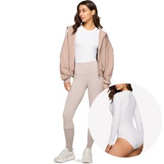 TESLA 여성 기모 바디수트