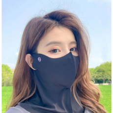 KC인증 자외선차단 넥페이스가드, 1개, 블랙
