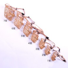 狗嘴套 防咬防叫防亂吃防亂舔中小型犬大型犬透氣安全寵物面部嘴罩, 1個, 尼龍織帶嘴棕色2:5號(適合55斤內寵物)