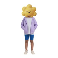 ZARA 골지 엠보싱 텍스트 사이클링 레깅스 - 블루