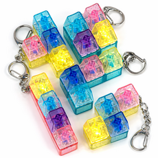 피젯 스피너 틱톡 유행 테트리스 딸깍이 키보드 키링, 테트리스 딸깍이 5개모음전, 1개