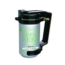 【台灣總代理】日本 GREEN HOUSE 4萬次極致音波啤酒金泡機 啤酒機 派對 聚會 露營 新婚入厝 交換禮物必備, 黑色, 詳見包裝