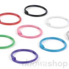 또또몰 단어장 링 30파이 블루 문구링 단어암기장, 화이트