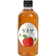 스윗쿡 식초앤 천연 자연 발효 사과식초 수제100%, 1개, 500ml