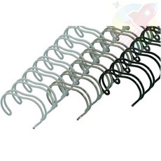 GR 와이어링 3대1 16mm 흑색 60p 문제집제본 와이어링제본