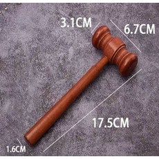 재판 세트 의사봉 주주총회, 1개, 받침대 스타일1