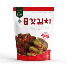 팔공 갓김치 1kg (NEW 파우치), 1개
