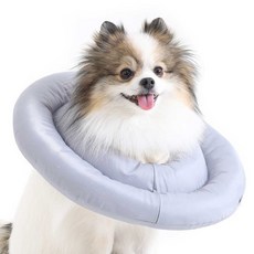 두유레디 강아지 넥카라 고양이 겸용 방수, 1개, 그레이