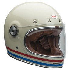 벨 불릿 헬멧(글로스 블랙 - X-대형), Small, Command Gloss Vintage White/Re