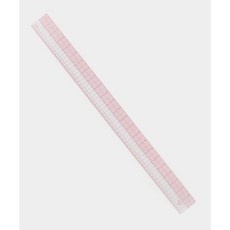 패션스타트 아크릴 인치 센치 양면 60cm 그레이딩자, 1개, 투명