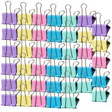 화신 더블클립 대형 파스텔컬러 40EA, 3개