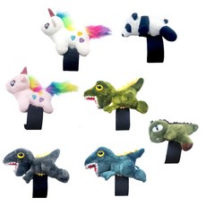 락모터스 자전거인형 장식 벨크로 액세서리 장식품 오토바이 스쿠터 핸들바 킥보드 튜닝, 1개, 티라노(블루)