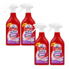 맥스프레쉬 뿌리는 곰팡이 싹 제거제(락스함유) 500ml 4개 홈스타