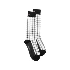 마르니 플레이드 로고 양말