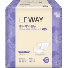 미래생활 르웨이 파워 매직테이프 성인기저귀 대형 80매, 10개입, 8개