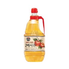 백설 2배사과식초 1.8L 사과맛 업소용식자재 두배식초, 1개