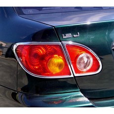 圓夢工廠 Toyota Altis 9代 2001-2007 改裝 鍍鉻銀 車燈框飾貼 後燈框, 1個