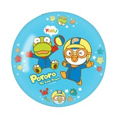 뽀로로 26cm 대형 탱탱볼. 공놀이 축구공 아기공 아가볼, 블루, 1개