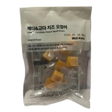 MUJI 체다&고다 치즈 오징어, 3개, 40g