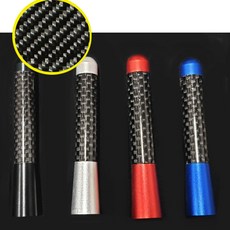 차량용카본안테나 리얼카본 미니안테나 튜닝안테나 숏안테나, (01)BLACK