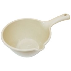 日式禾風厚手水杓, 奶茶色, 1個