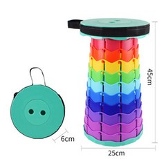 에스티 레인보우 폴딩체어, 1개, 민트