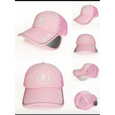 Golf winner UNDER72 防曬加強伸縮遮陽球帽，高爾夫運動遮陽帽，有效防曬，舒適透氣, 粉色, 1個