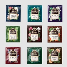 찰리 티백 차 재스민 자스민 포도 복숭아 우롱차 허브티 원산지 중국, 10 종류 각 1 팩, 1개