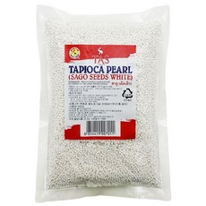 Sago Tapioca Pearl White 사고 타피오카 펄 화이트 400g, 1개