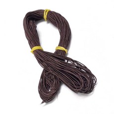 ALL 팔찌고무줄 0.9mm 묵주팔찌줄 24m 한타래, 밤색, 1개