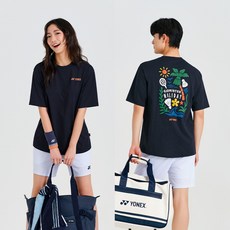 요넥스 261TS053U 배드민턴 공용 오버핏 반팔 티셔츠