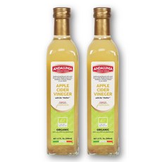 안달루니아 유기농 발효식초 애사비 애플사이다비니거 사과식초, 2개, 500ml