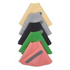 옐로구르미 고급 실리콘 넥셔터 헤어 미용실 넥커버 헤어소품, 1개, 그린