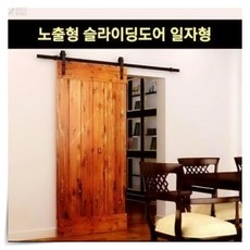 목문 슬라이딩 원목 도어 목재 미닫이문 현관문 실내 방문 행거 도어레일 DIY, 2)RLD-23/일자형/2.4M/CB