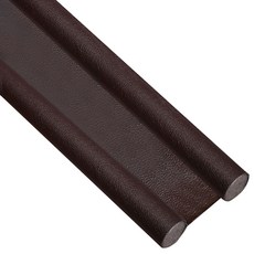門縫條 門檔 咖啡色【升級皮革全包覆, 咖啡色【升級皮革全包覆，隨意剪裁】, 1個