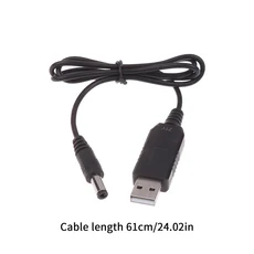 1개 부스트 라인 USB 5V에서 21V로 충전 케이블 DC 인터페이스 리튬 배터리 어댑터, 01 1pc, 1