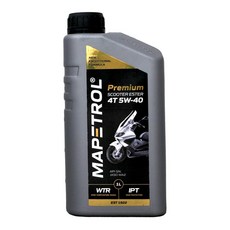 易油網 MAPETROL PREMIUM SCOOTER ESTER 5W40 機車全合成酯類機油 酯類配方 適用多種氣候 提供卓越潤滑與保護, 1個, 下數量12(一箱)送易優跑1瓶