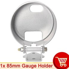 오일 압력 게이지 방수 수온 레벨 볼트미터 라이트 알람 자동차 보트 요트용, 1개, 13. 85MM Gauge Holder