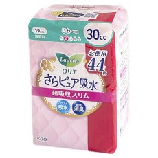 Kao 花王 Laurier 蕾麗兒 Sarra Pure 吸收 超吸收 纖薄護墊型 成人紙尿褲 30ml, 1個, 44入