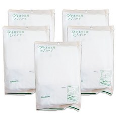 살림마왕 대용량 이불 압축팩 맨손 3D 의류용 진공팩 60 x 80 cm 중형, 5개입