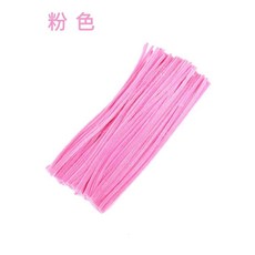 DIY 彩色毛根扭扭棒 200根裝, 1個, 粉色 200根,僅扭扭棒