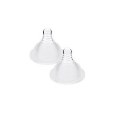 아가방 안심수유 젖꼭지, 2개, 3-6개월 (M)