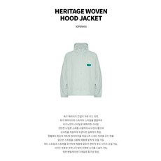 미즈노 미즈노스포츠 HERITAGE WOVEN HOOD JACKET_32YE5A5106_DJ_DJ